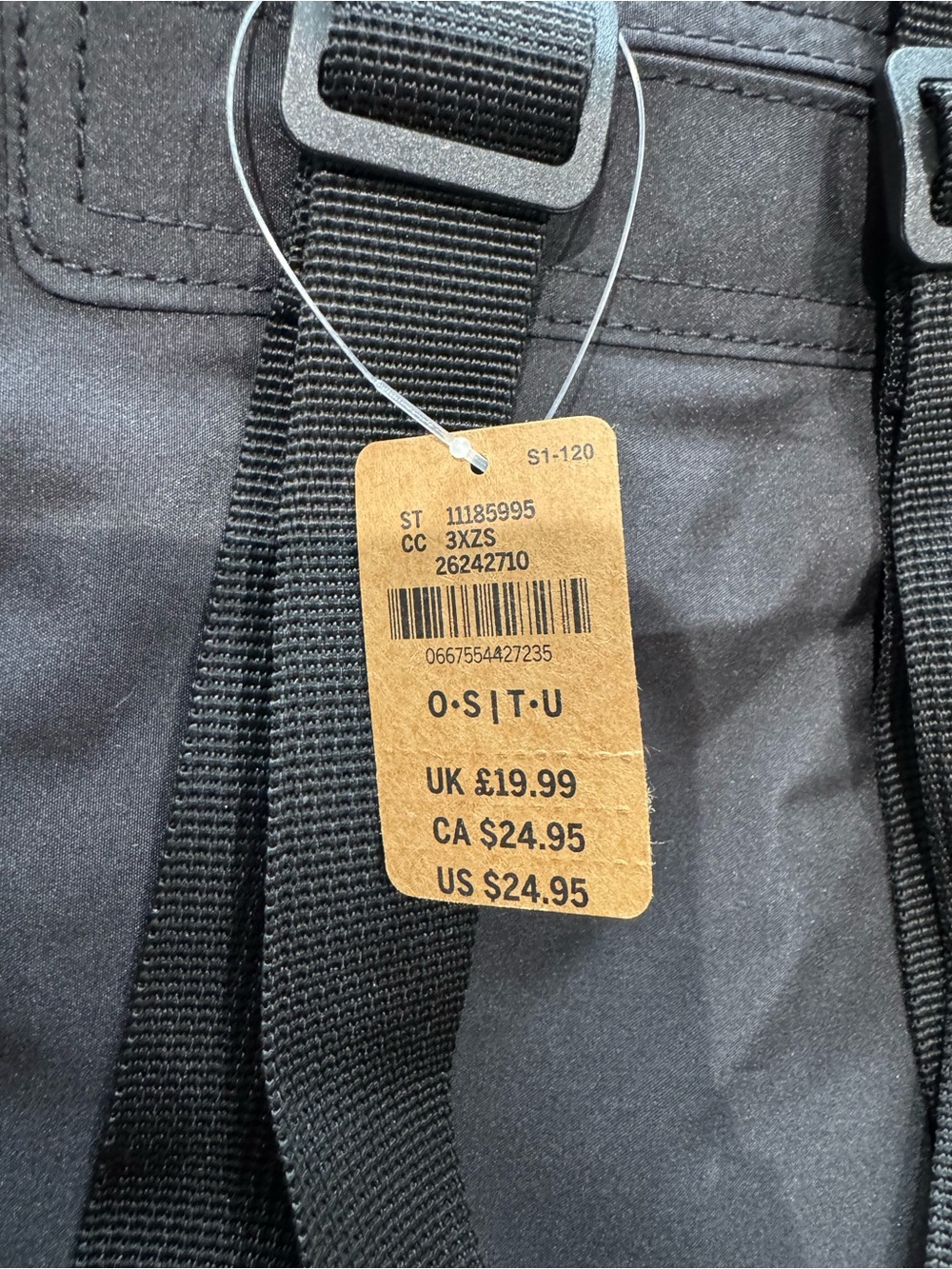 PINK Victoria's Secret Black Backpack with Strap Details - Picture 11 of 11